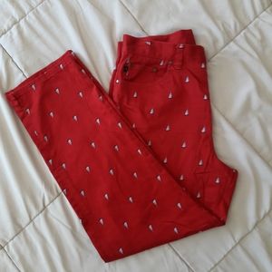 Laurel Ralph Lauren Red Pants